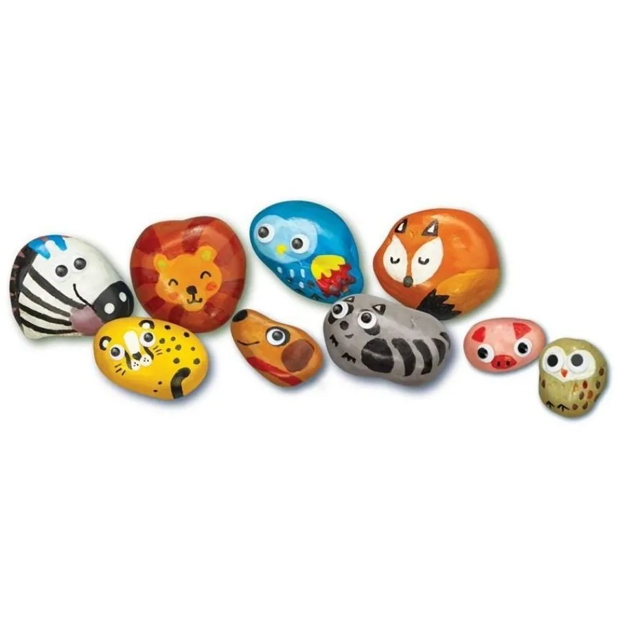 4M - KidzMaker Magical Animal Rock Painting