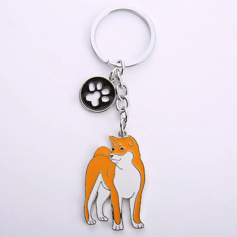 Akita keychains (2pcs pack)