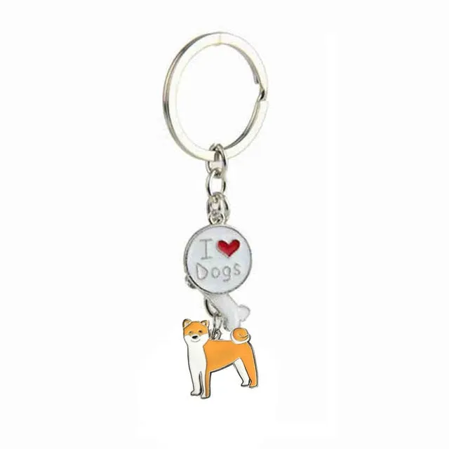 Akita keychains (2pcs pack)