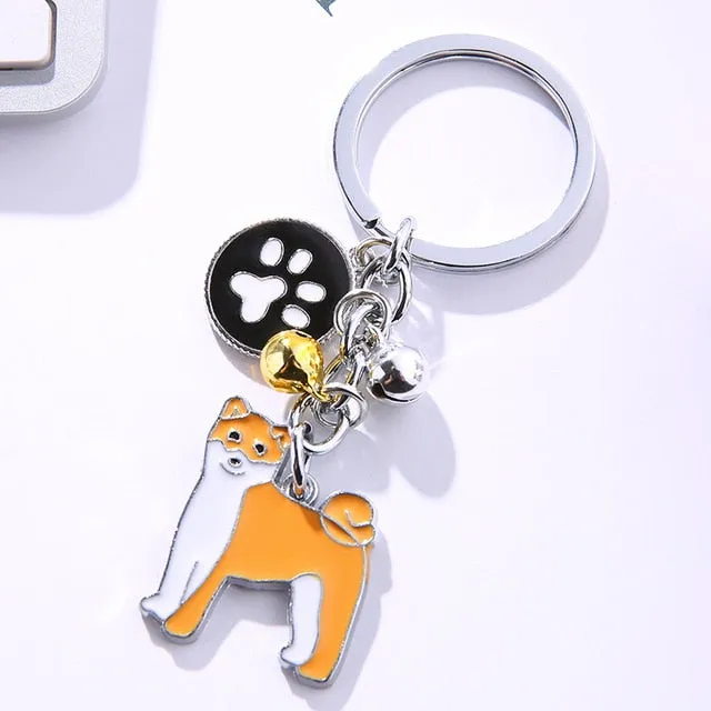 Akita keychains (2pcs pack)