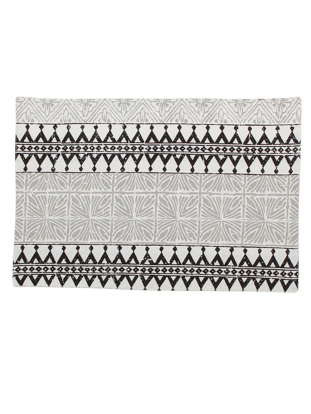 Alankaar - Set Of 4 Placemats (Black)