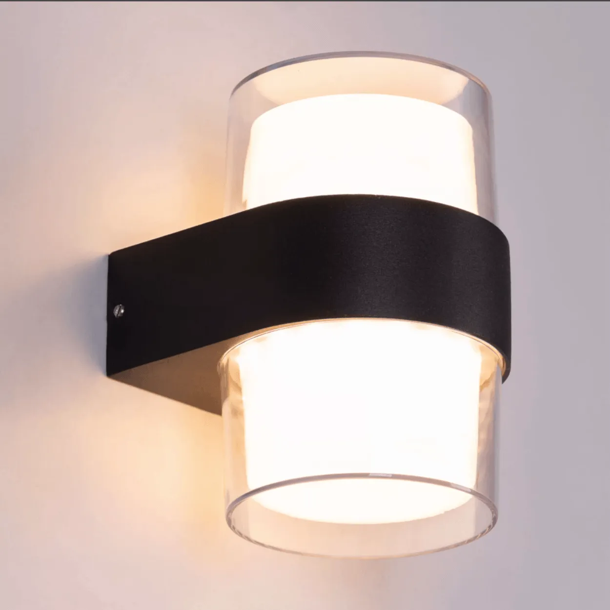 ANKUR SABLE UP/DOWN INDOOR/OUTDOOR ACRYLIC WALL LIGHT