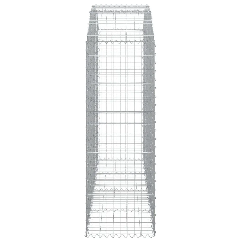 Arched Gabion Basket 200x50x140/160 cm Galvanised Iron