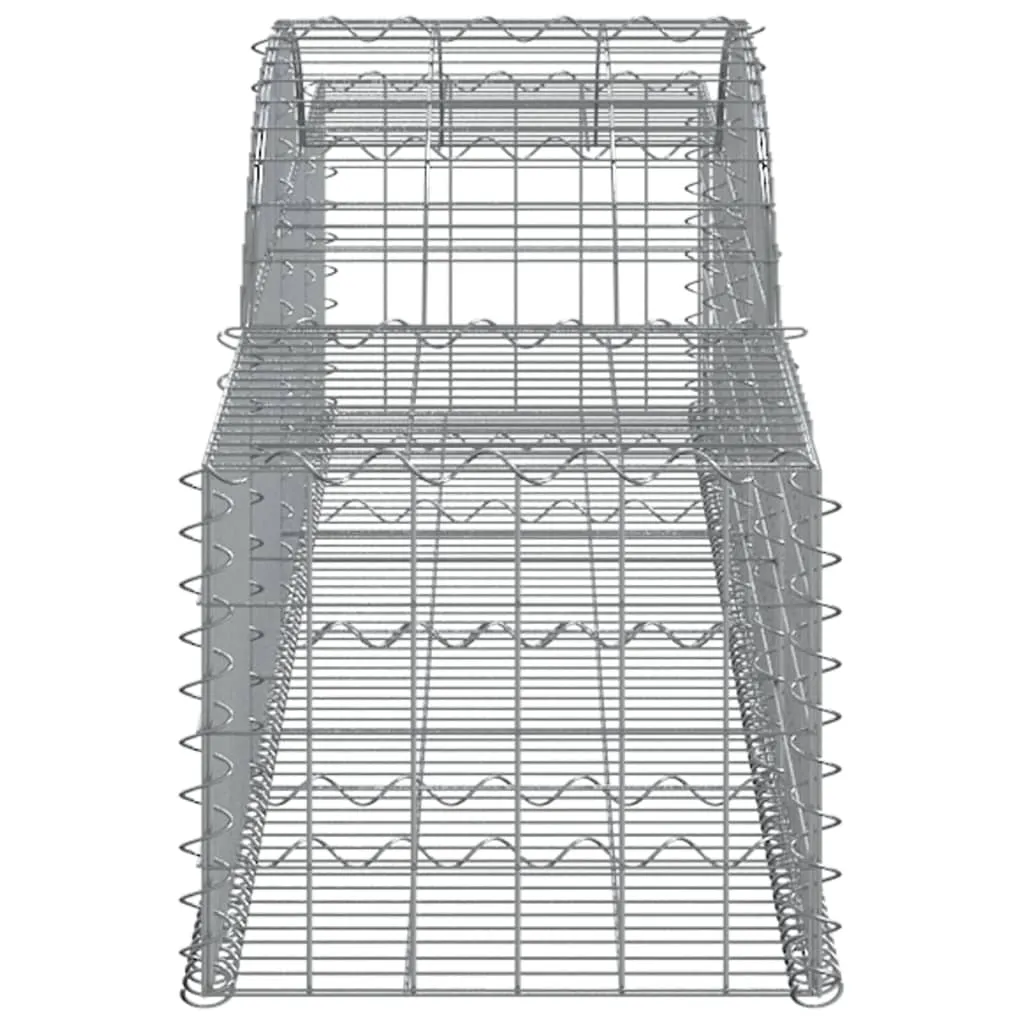 Arched Gabion Baskets 20 pcs 300x50x40/60 cm Galvanised Iron