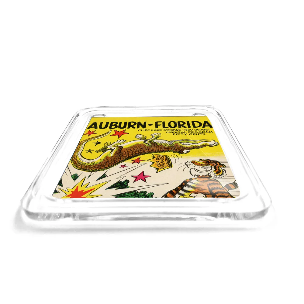 Auburn Tigers - Auburn vs Florida Official Program Drink Coaster