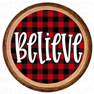 Believe - Rubber Neoprene Car Coasters