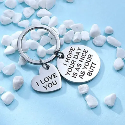 Birthday Day Gifts For Wife Girlfriend Her Him Keychain Anniversary Love Tag Nice Day