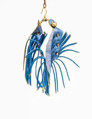 Blue Bird earring