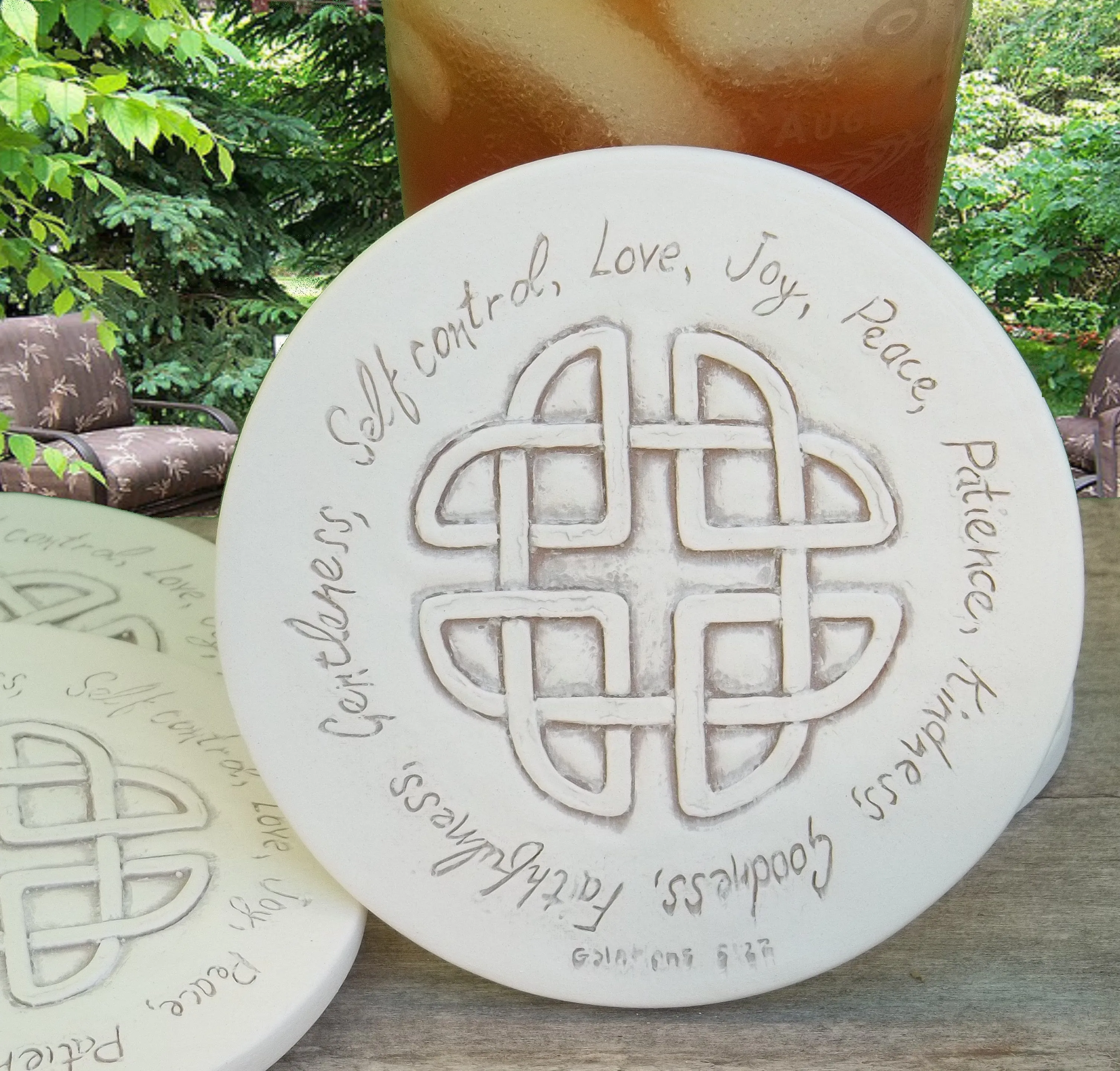 Celtic Fruit Drink Coasters