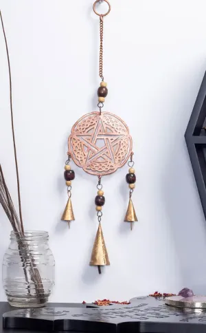 Celtic Pentacle Wind Chime