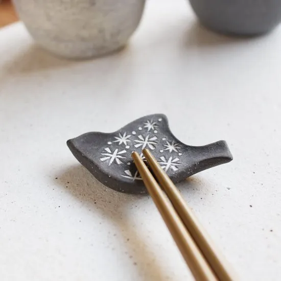 Chopstick Holder - Bird and Stars