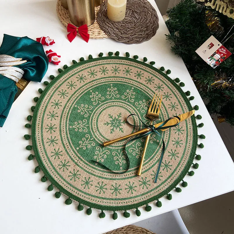 Christmas Woven Vintage Placemats