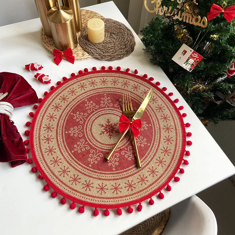 Christmas Woven Vintage Placemats