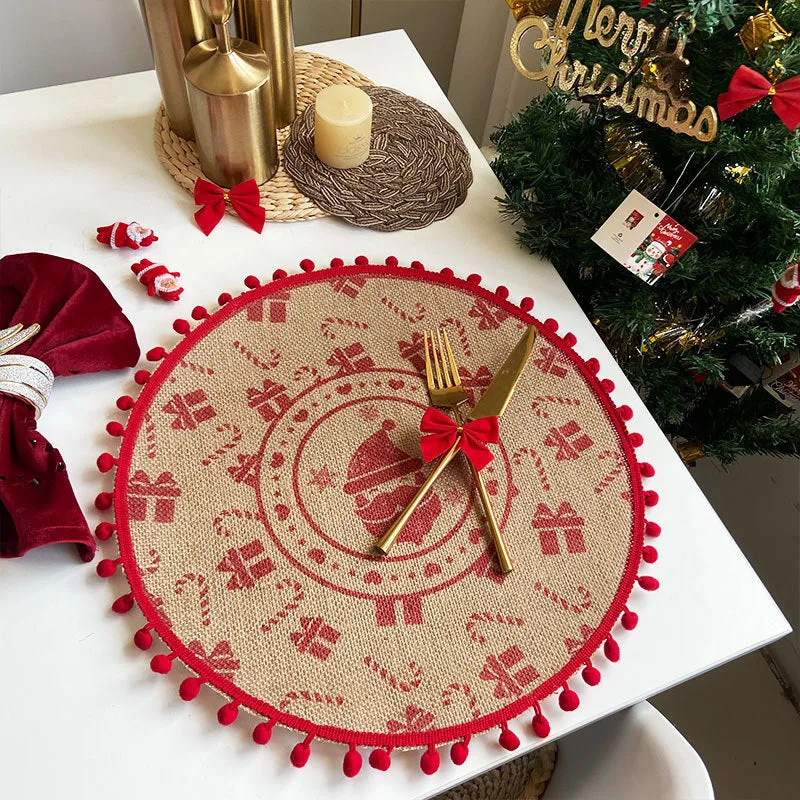 Christmas Woven Vintage Placemats