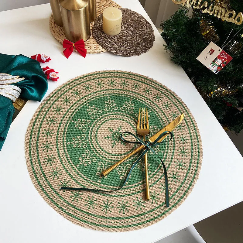 Christmas Woven Vintage Placemats