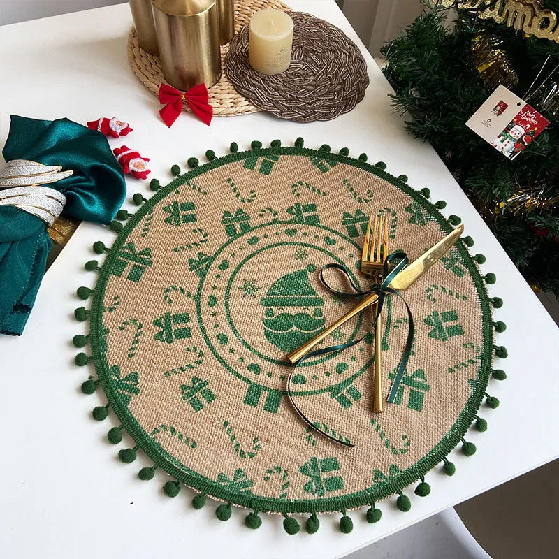 Christmas Woven Vintage Placemats