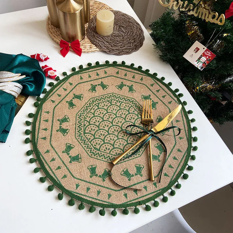 Christmas Woven Vintage Placemats