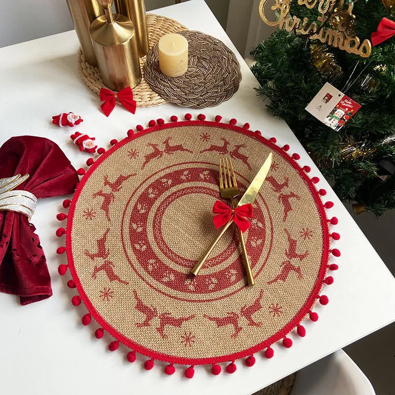 Christmas Woven Vintage Placemats