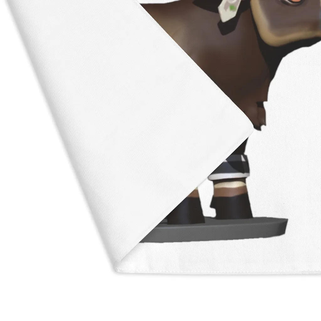 Dark Brown Cow Placemat