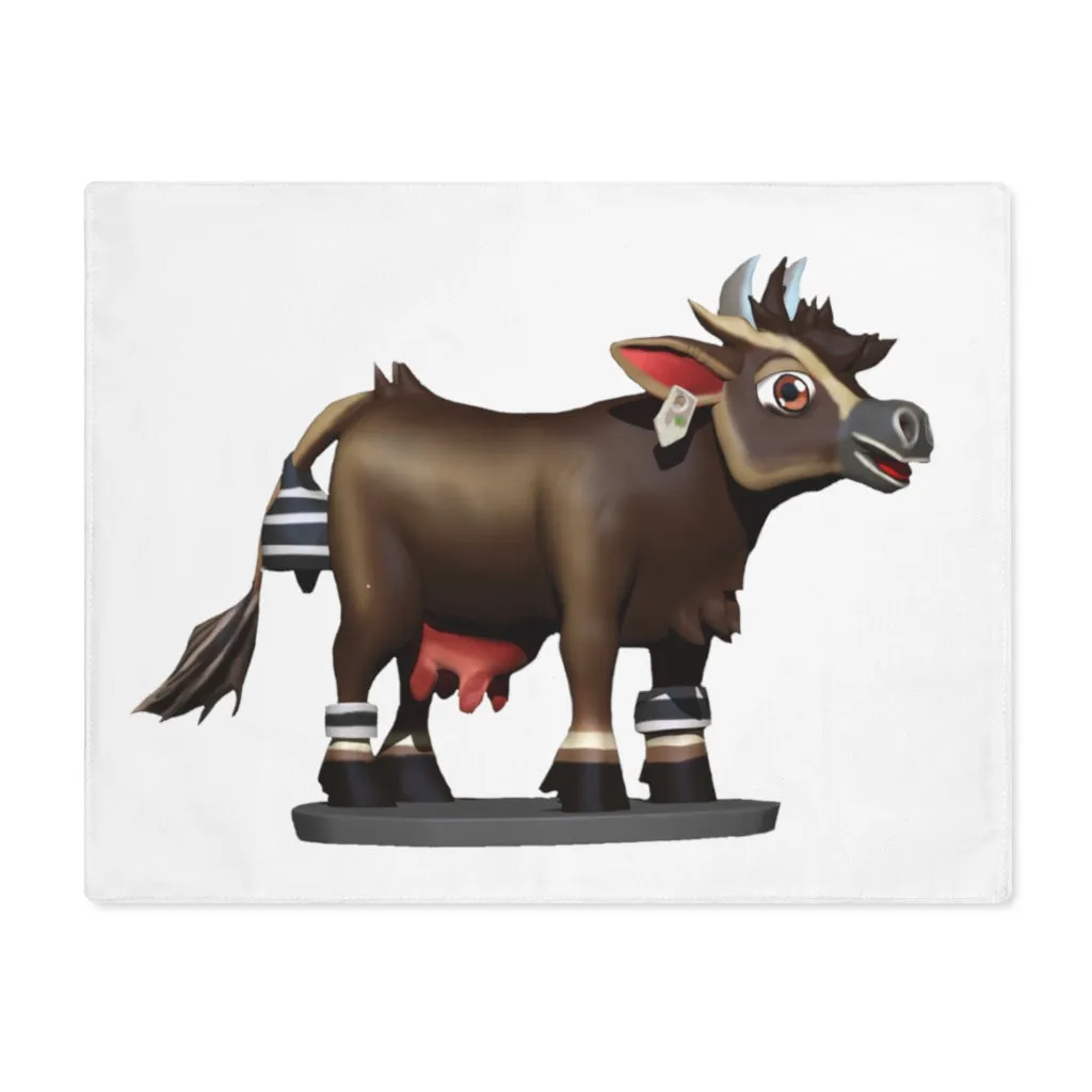 Dark Brown Cow Placemat