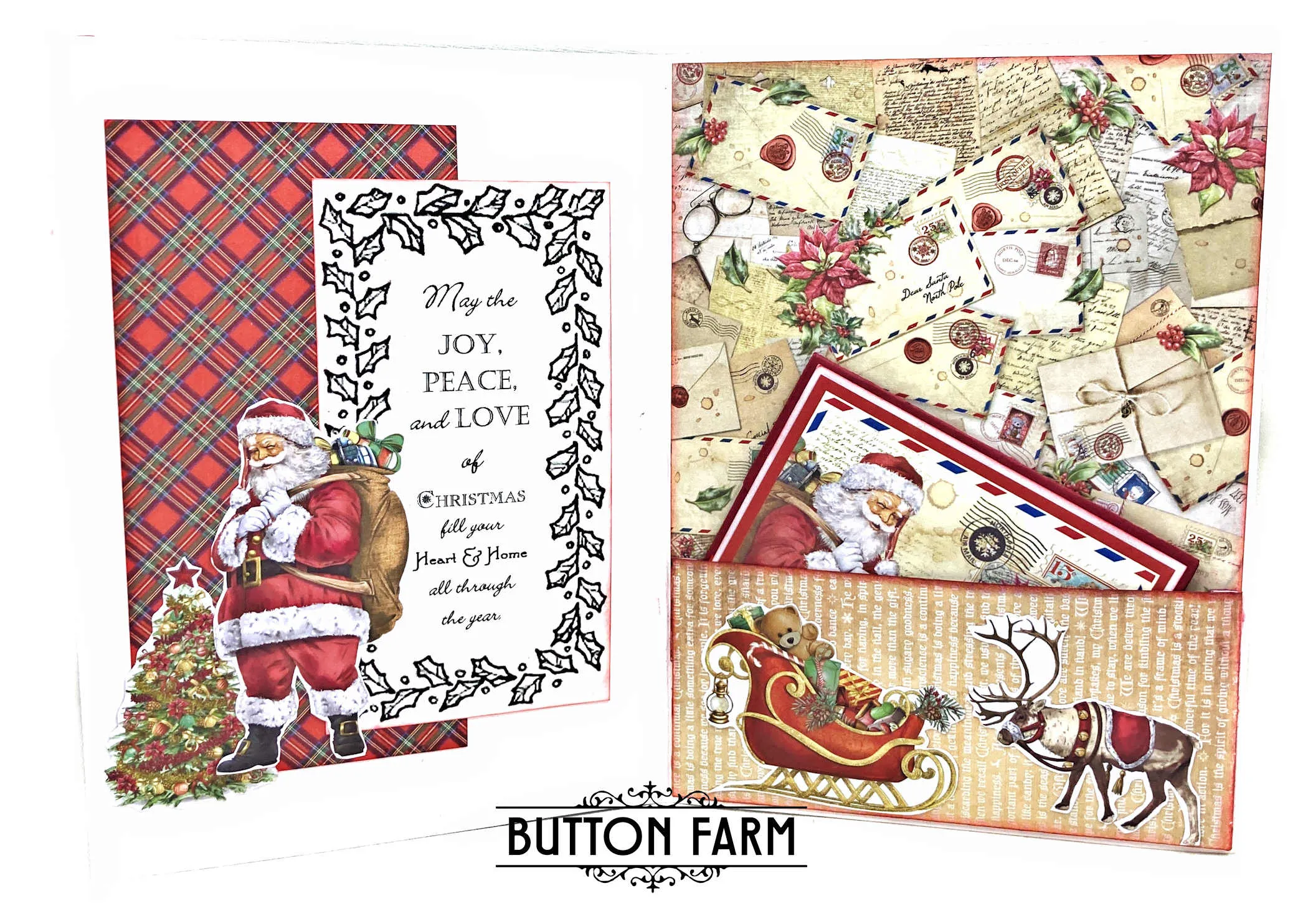 Dear Santa Card Kit by Kathy Clement