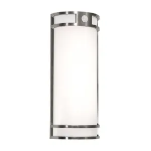 Elston 18 in. LED Outdoor Wall Sconce Brushed Aluminum Finish