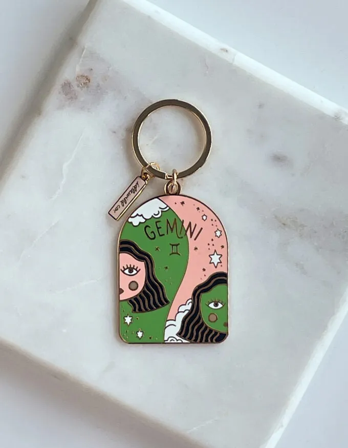 Enamel Key Chain Zodiac