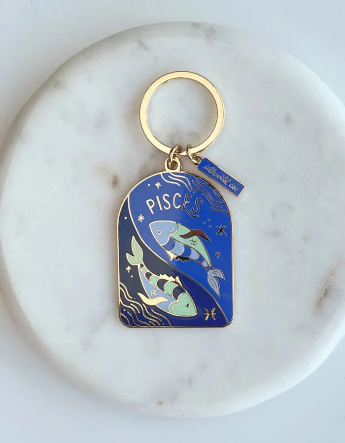 Enamel Key Chain Zodiac