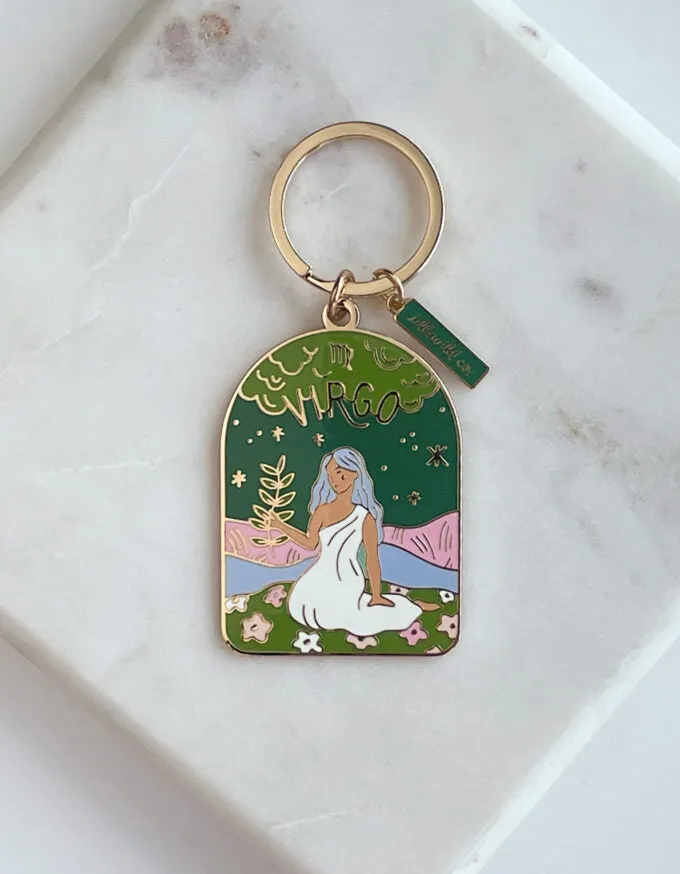 Enamel Key Chain Zodiac