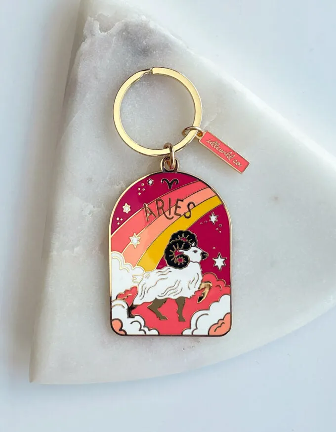 Enamel Key Chain Zodiac