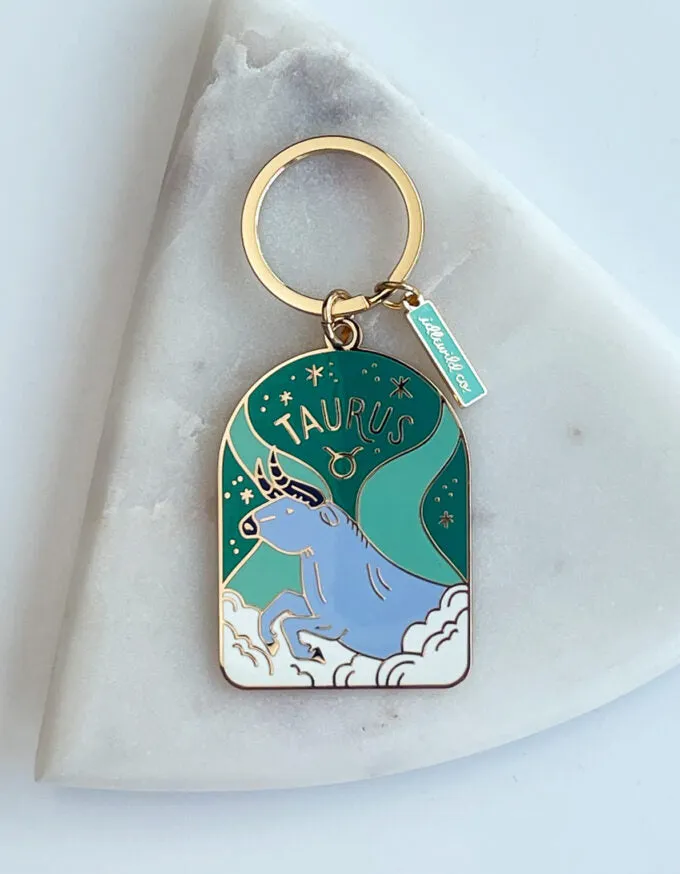 Enamel Key Chain Zodiac