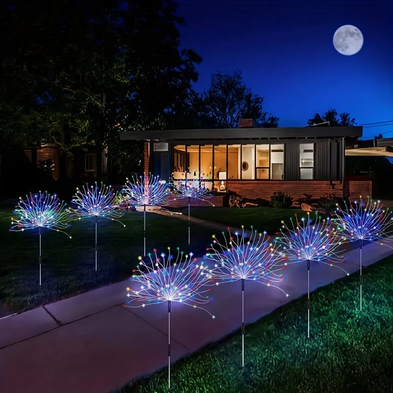 Enhance Your Outdoor Decor with Solar Garden Firework Lights