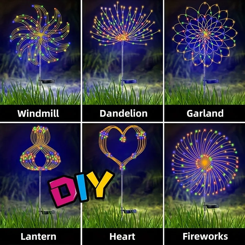 Enhance Your Outdoor Decor with Solar Garden Firework Lights