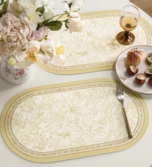 Exquisite Natural Pattern Placemats (Set Of 2)