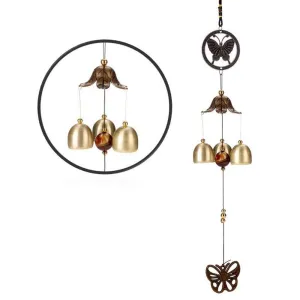 FancyOutlets Metal Wind Chime (Bronze)