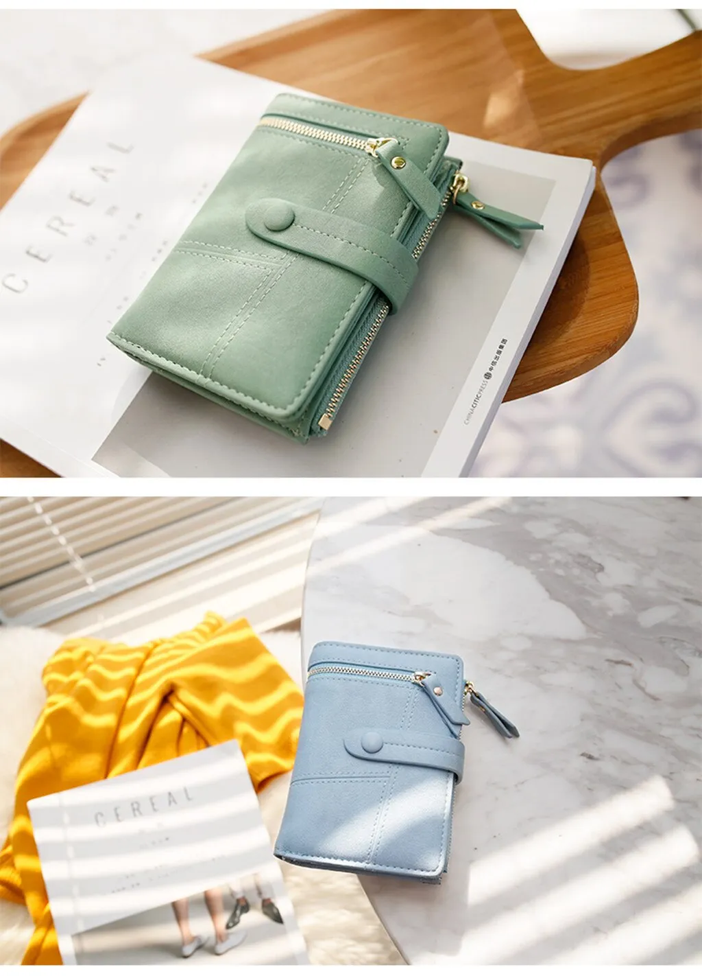 Female Short Clutch Lady Short Mini Wallet