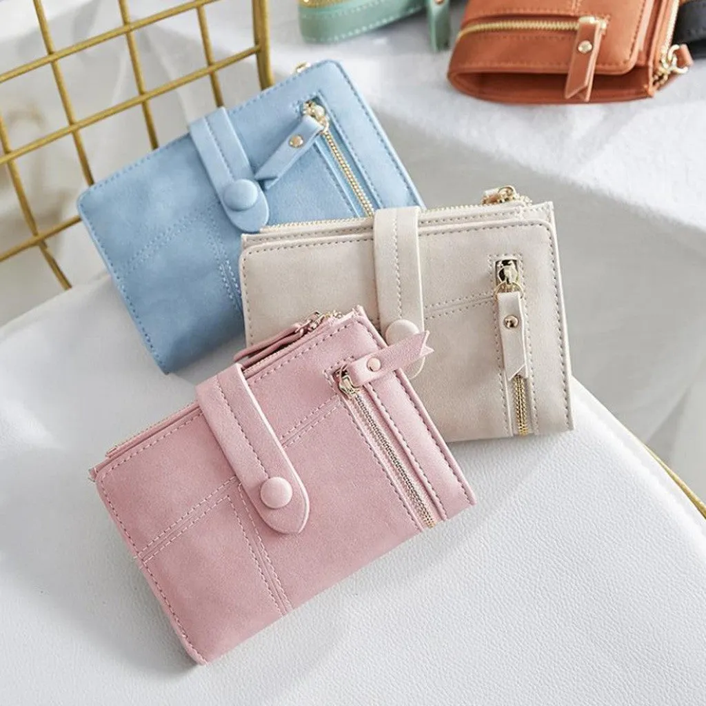 Female Short Clutch Lady Short Mini Wallet