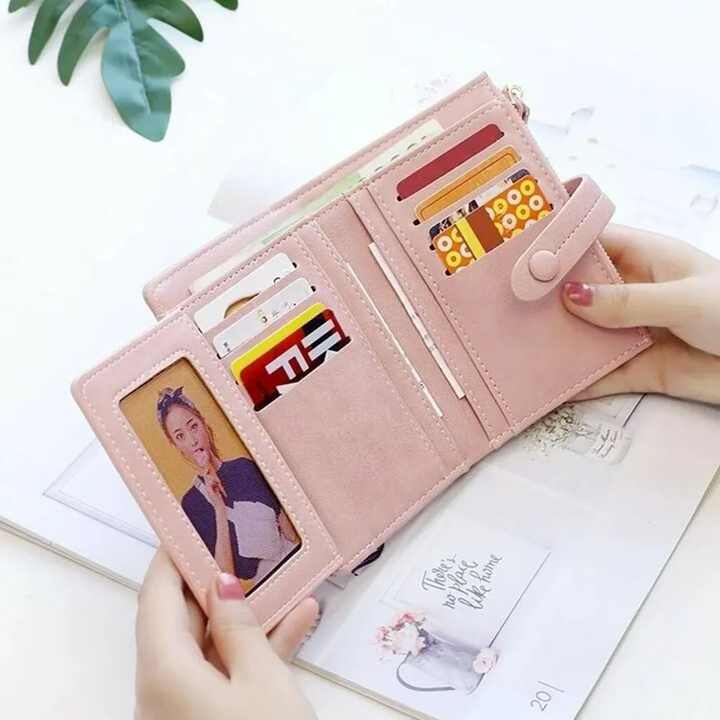 Female Short Clutch Lady Short Mini Wallet