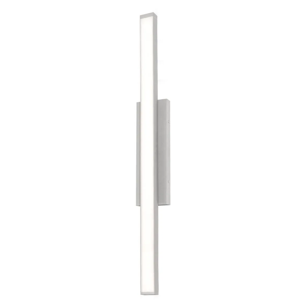 Gale 36 in. LED Outdoor Wall Sconce 1400 lumens 3000K Emergency Battery Included Gray Finish