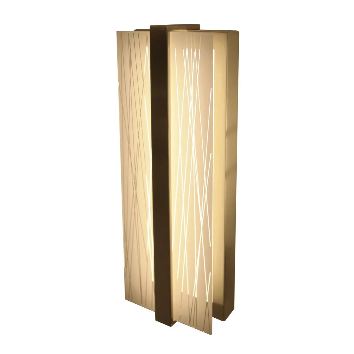 Gallery 14 in. LED Outdoor Wall Sconce 3000K Satin Brass Finish