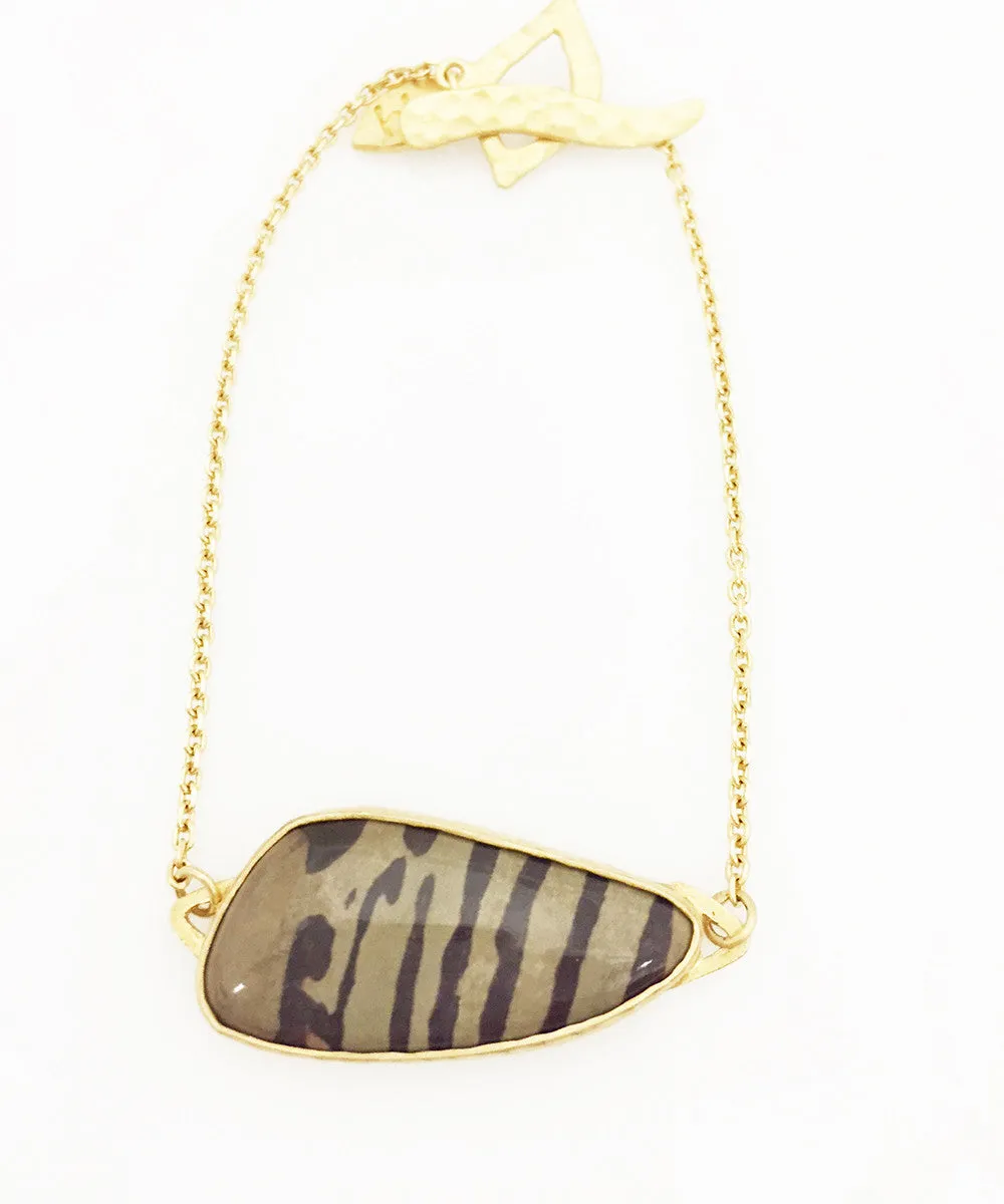 Heather Benjamin | Handmade Small Zebra Jasper Bracelet