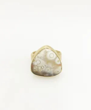 Heather Benjamin | Triangular Ocean Jasper Ring