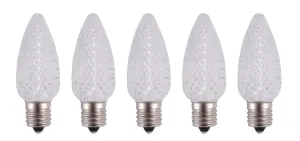 Hometown Holidays 24991 Bulb, Intermediate Lamp Base, LED Lamp, Crystal Cool White Light :BX25: QUANTITY: 1