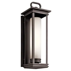 Kichler 49499RZ South Hope™ 2 Light Wall Lantern Rubbed Bronze™