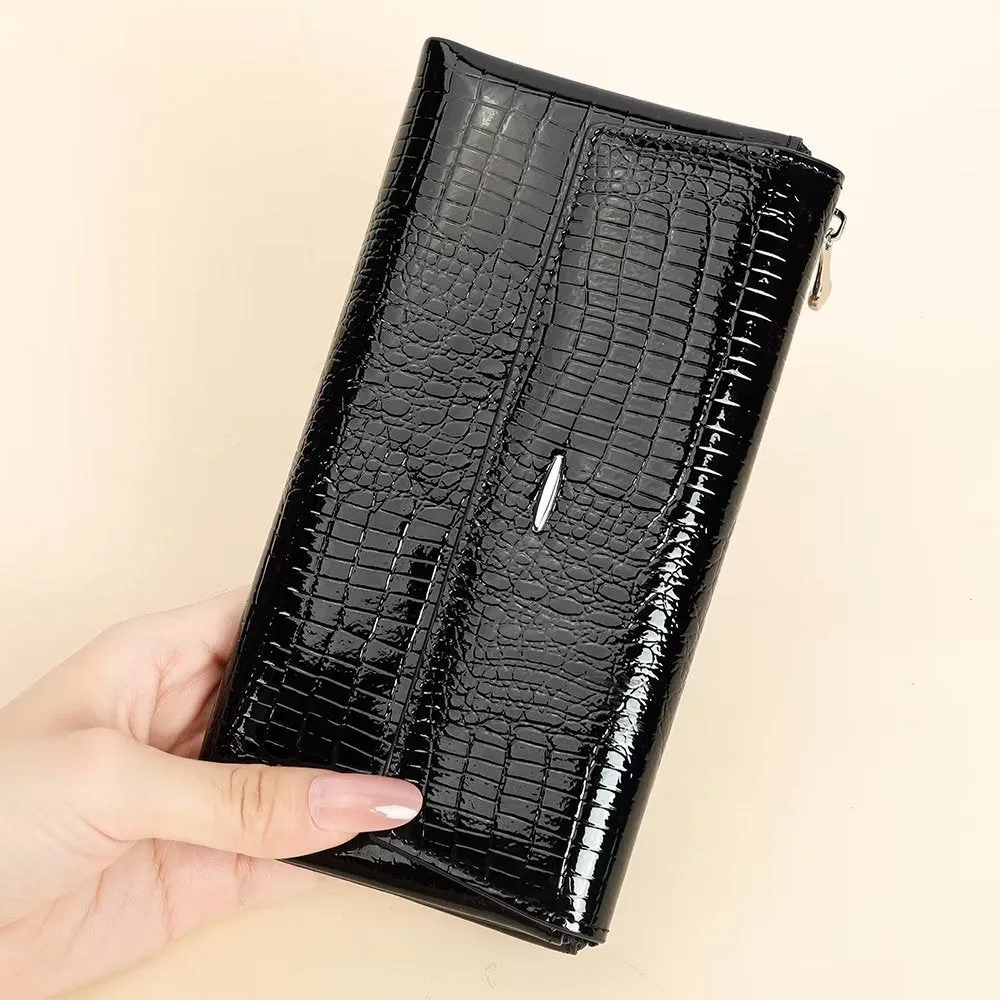 Luxury CrocLeather Long Wallets