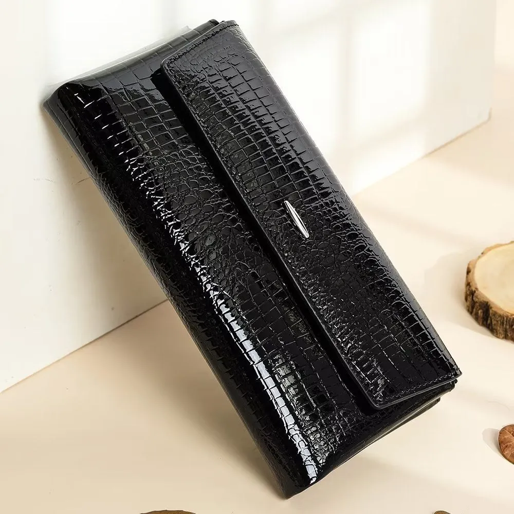 Luxury CrocLeather Long Wallets