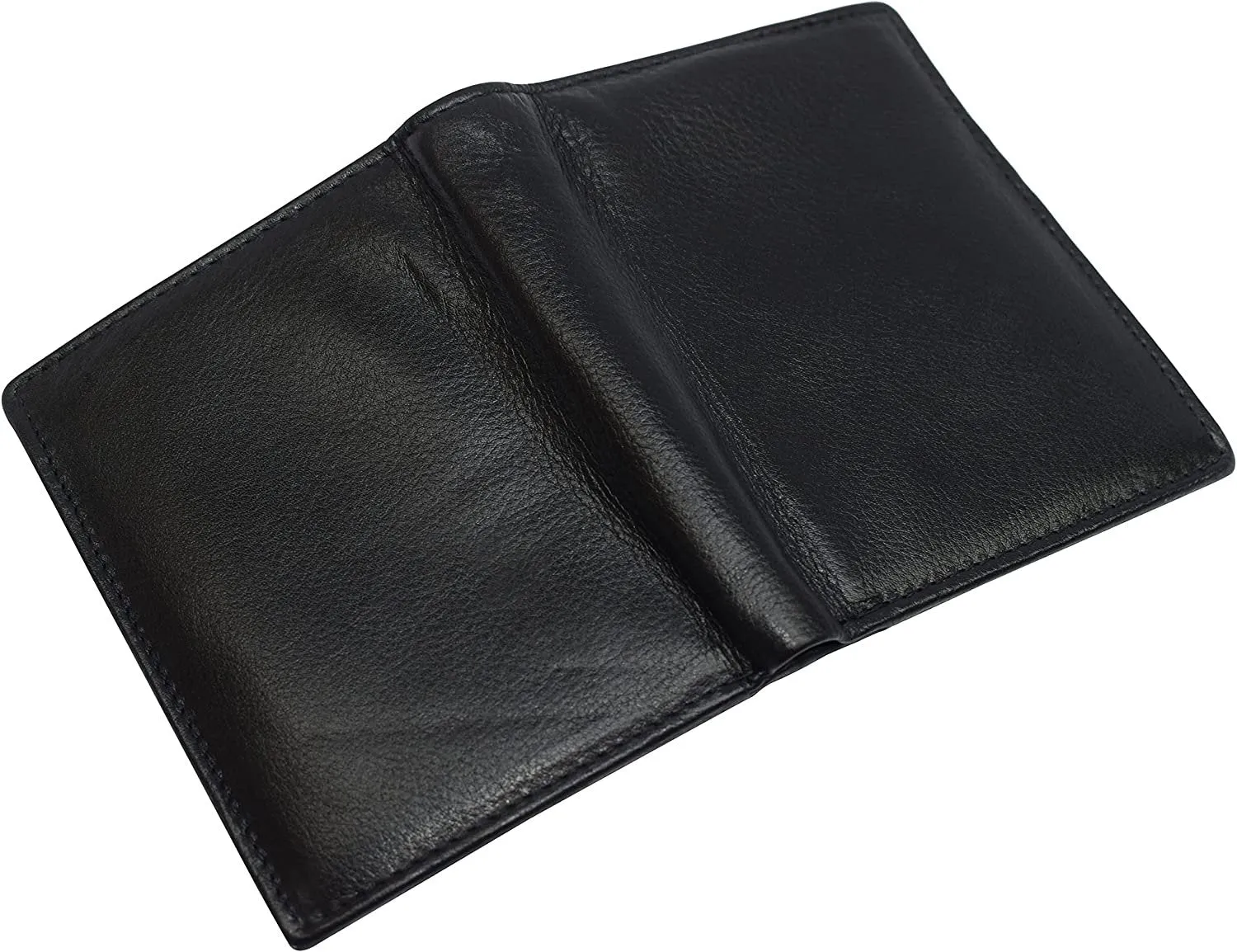 Marshal Men's Genuine Leather Hipster Style Bifold Trifold RFID Blocking Wallet with ID Window