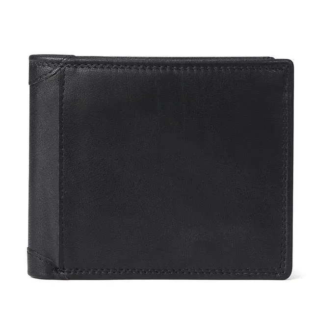 Men's Leather Bi-Fold Wallet