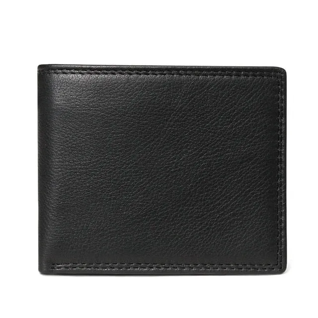 Men's Leather Bi-Fold Wallet