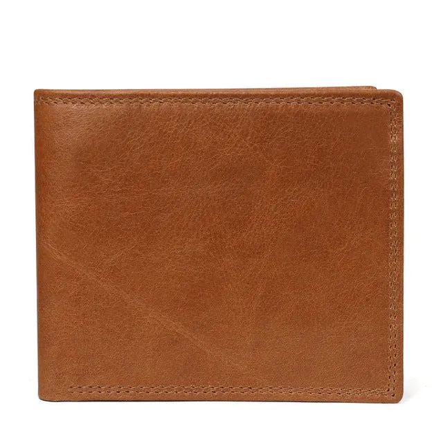 Men's Leather Bi-Fold Wallet